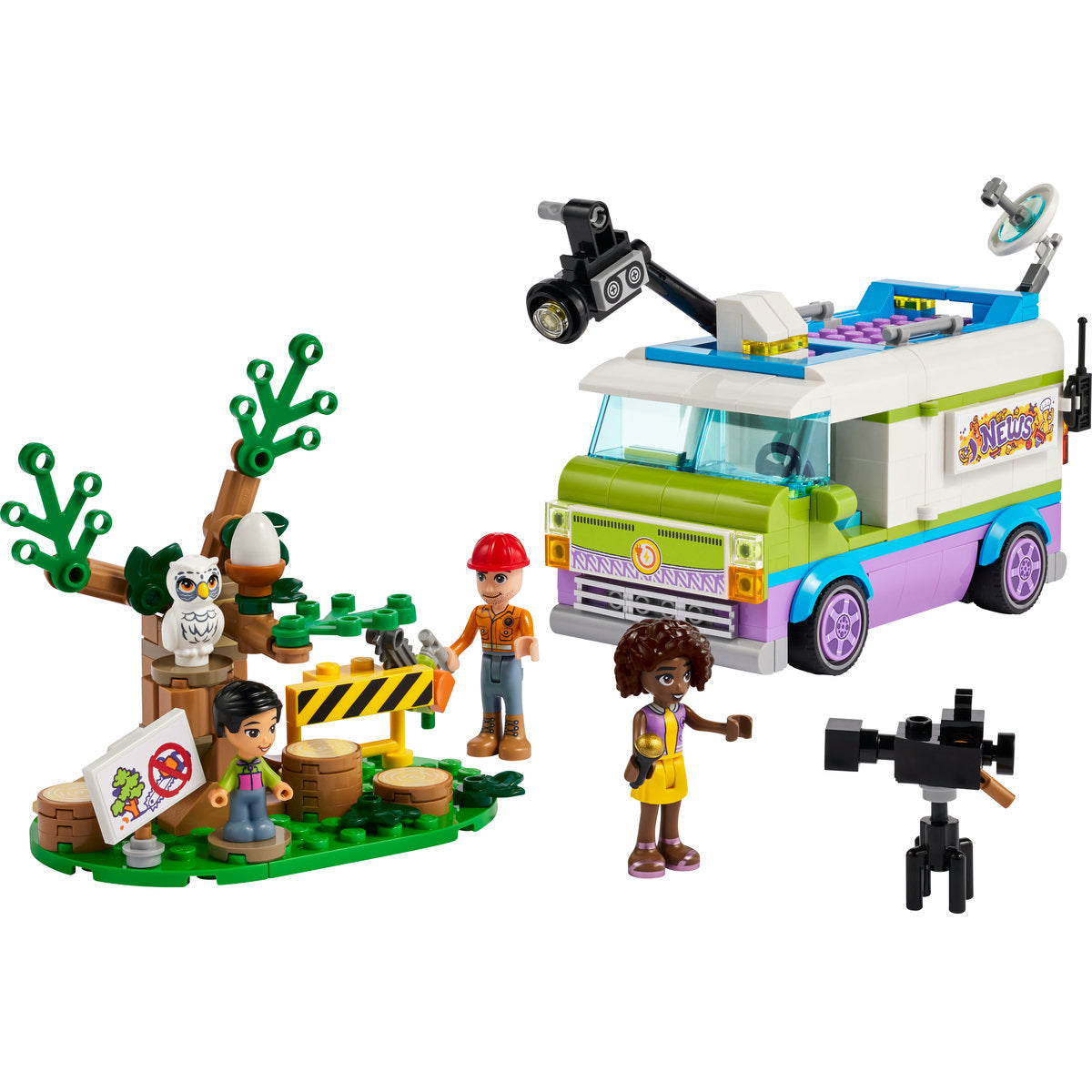 LEGO Friends Newsroom Van Animal Rescue Set 41749