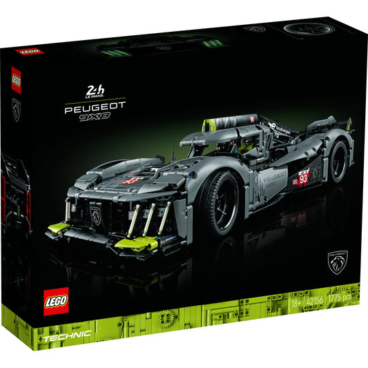 LEGO Technic PEUGEOT 9X8 24H Le Mans Hybrid Hypercar 42156 - Moons Toystore