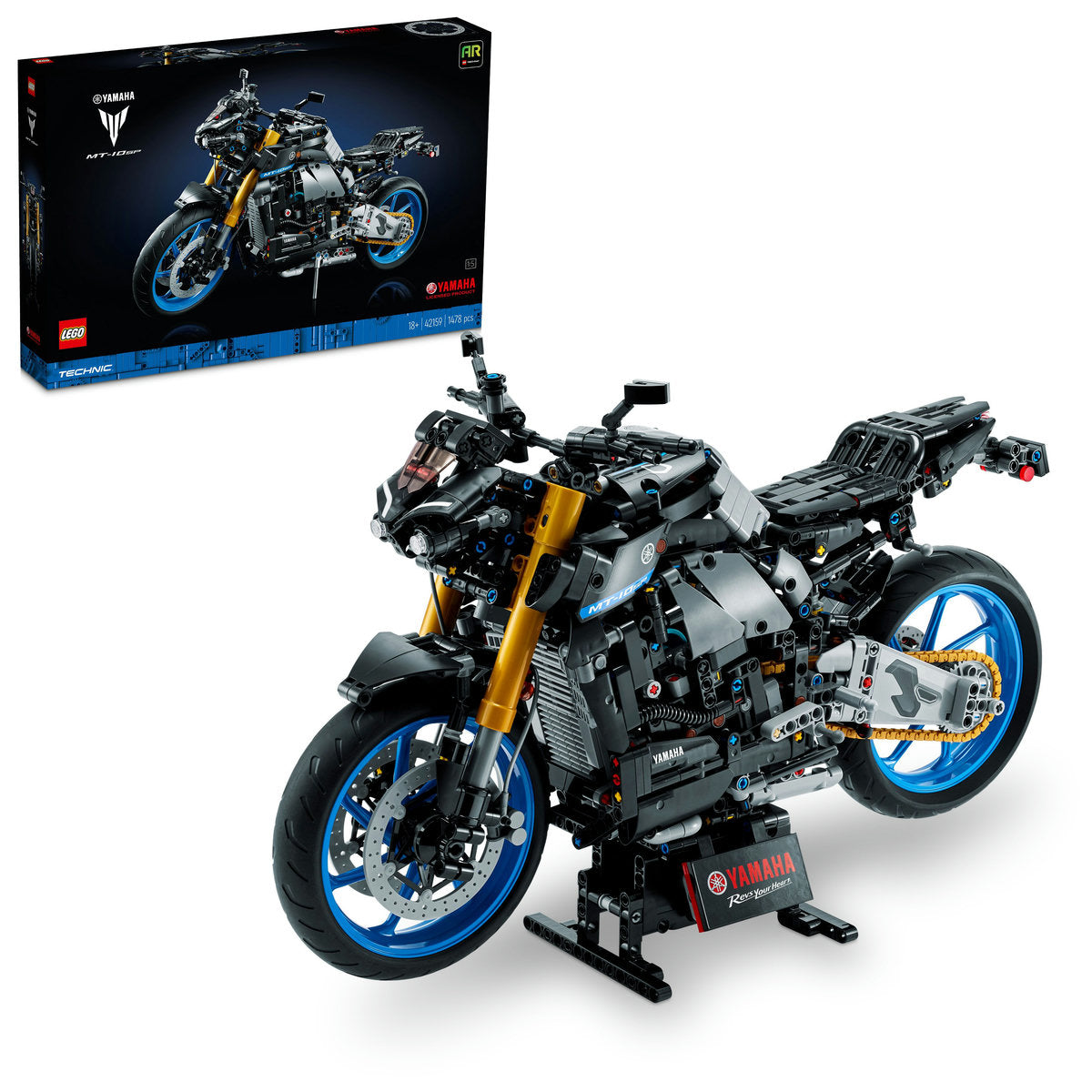 LEGO Technic Yamaha MT-10 SP Motorbike Model 42159 - Moons Toystore