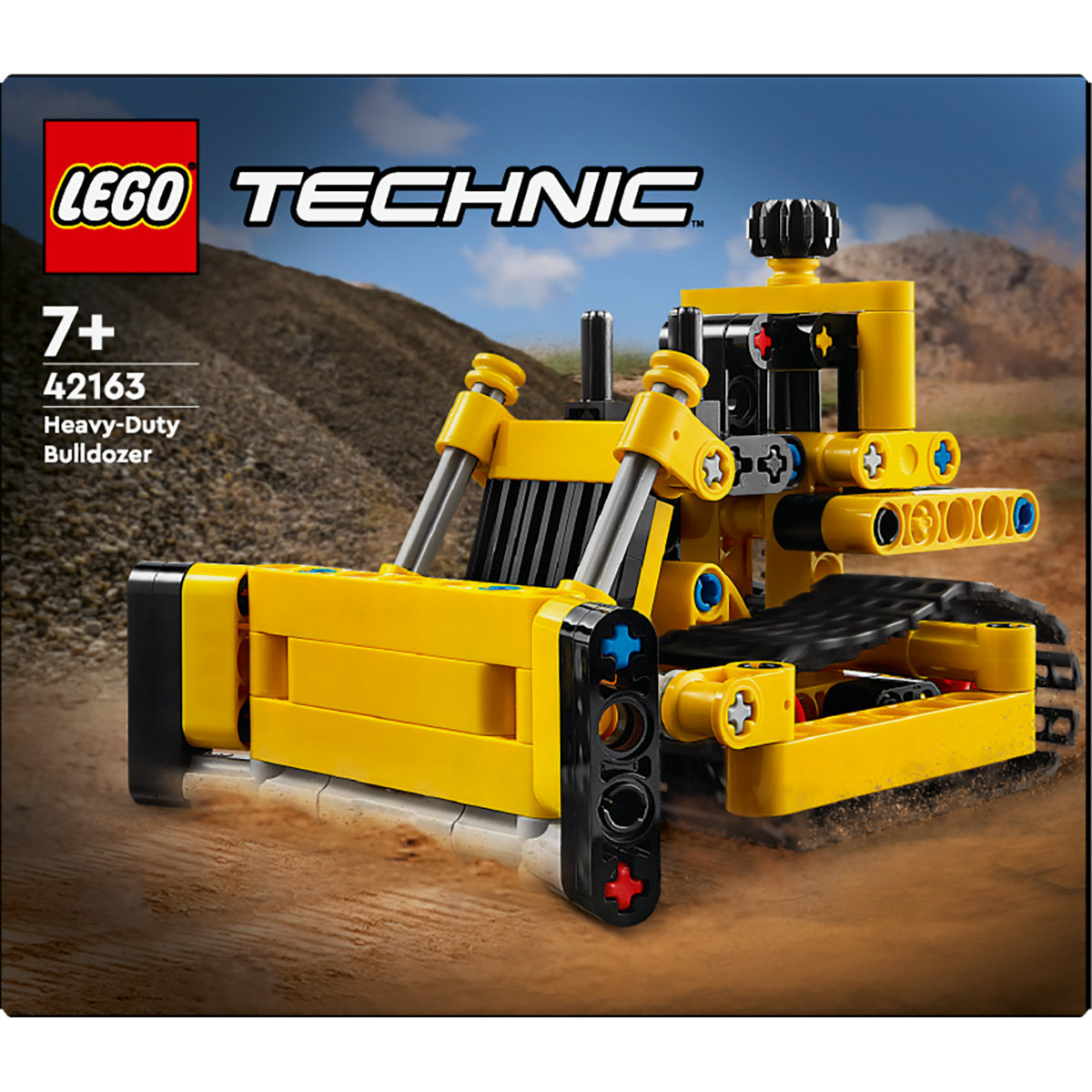 LEGO Technic Heavy-Duty Bulldozer Vehicle Toy 42163 - Moons Toystore