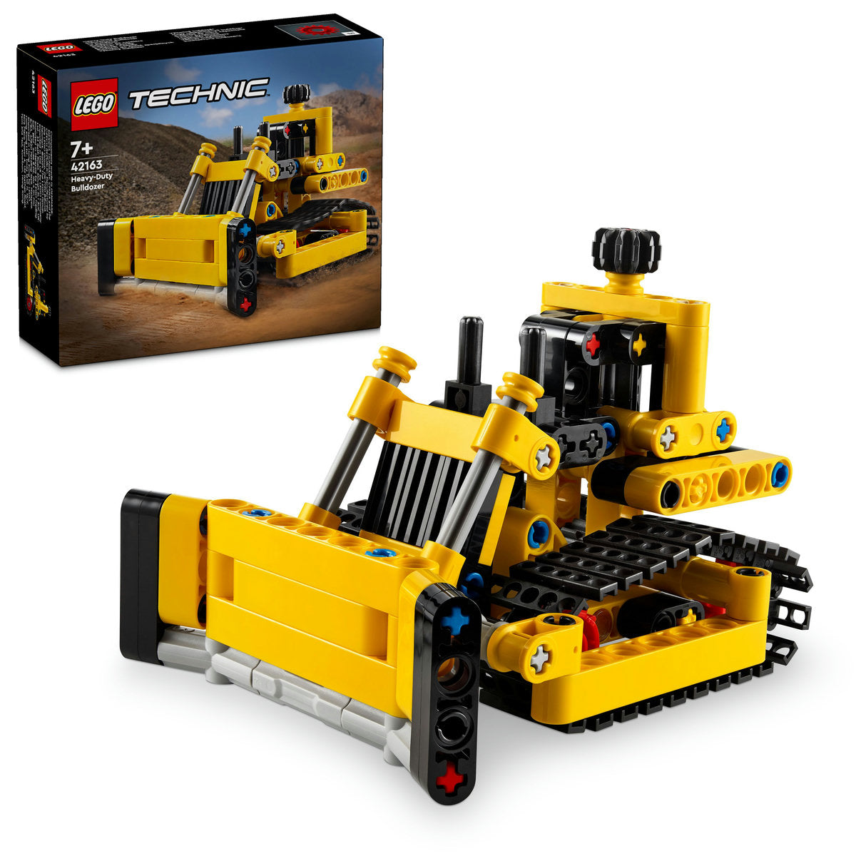 LEGO Technic Heavy-Duty Bulldozer Vehicle Toy 42163 - Moons Toystore