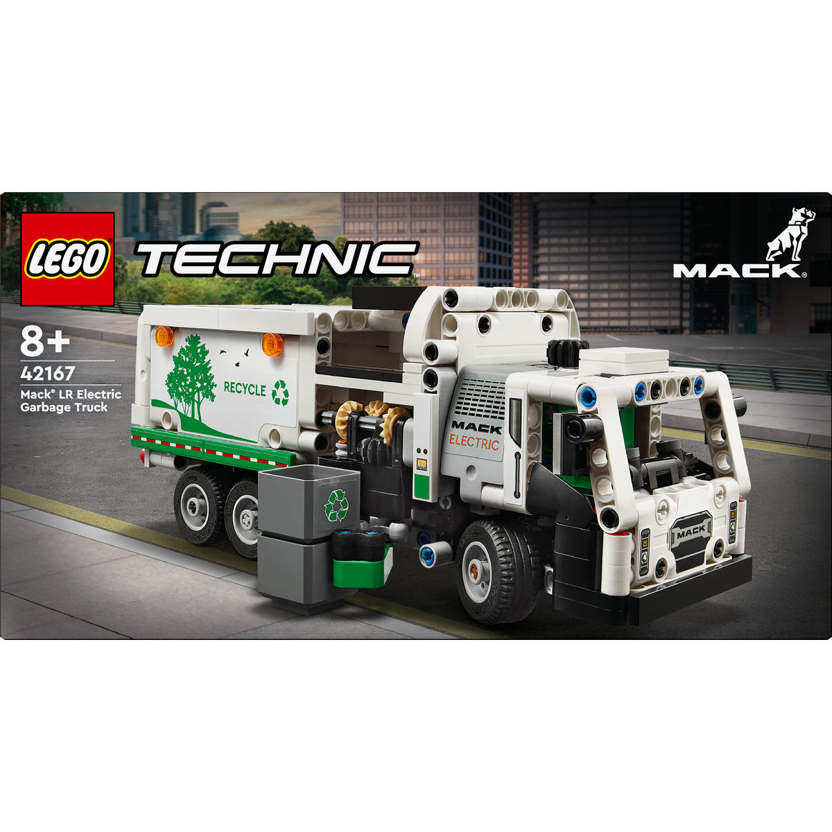 LEGO Technic Mack LR Electric Garbage Truck 42167 - Moons Toystore