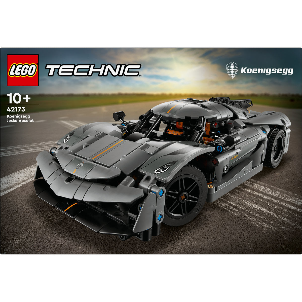 LEGO Technic Koenigsegg Jesko Absolut Grey Hypercar 42173 - Moons Toystore