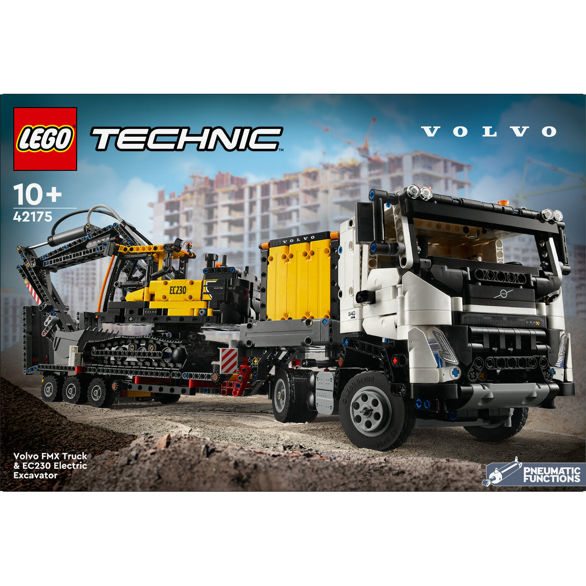 LEGO Technic Volvo FMX Truck & EC230 Electric Excavator 42175 - Moons Toystore