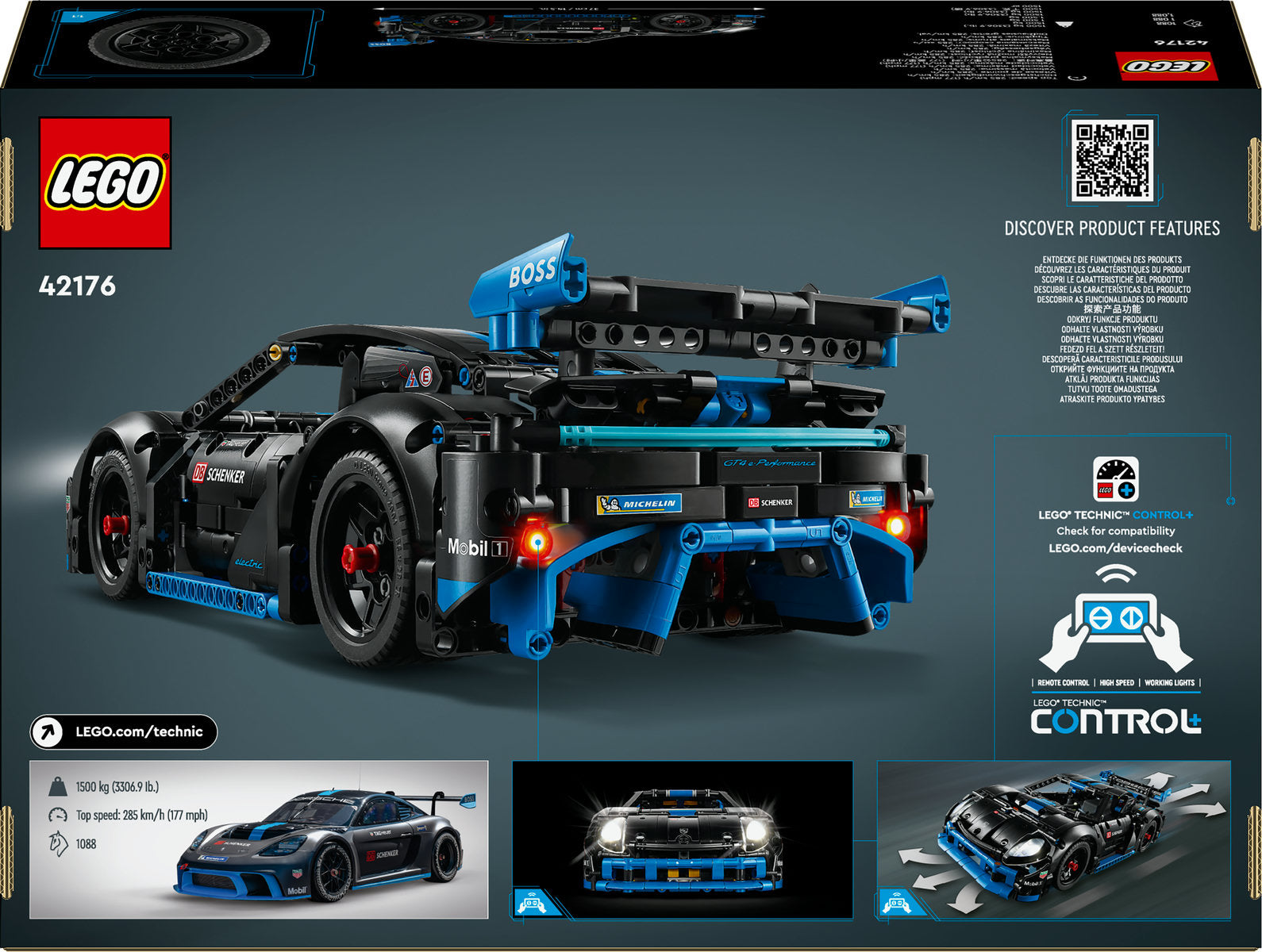 LEGO Technic Porsche GT4 e-Performance Race Car 42176 - Moons Toystore