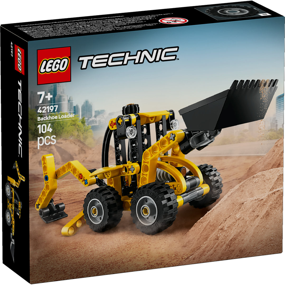 LEGO Technic Backhoe Loader Construction Toy 42197