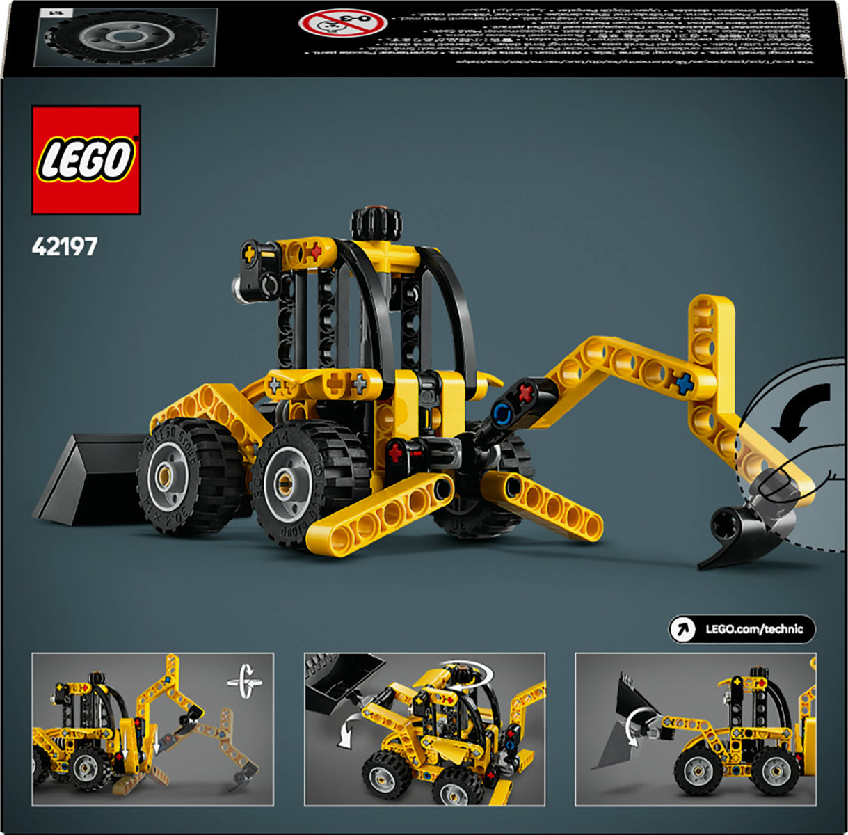 LEGO Technic Backhoe Loader Construction Toy 42197