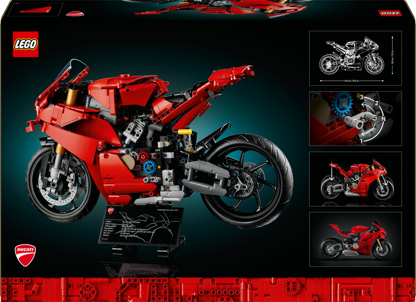 LEGO Technic Ducati Panigale V4 S Motorcycle 42202