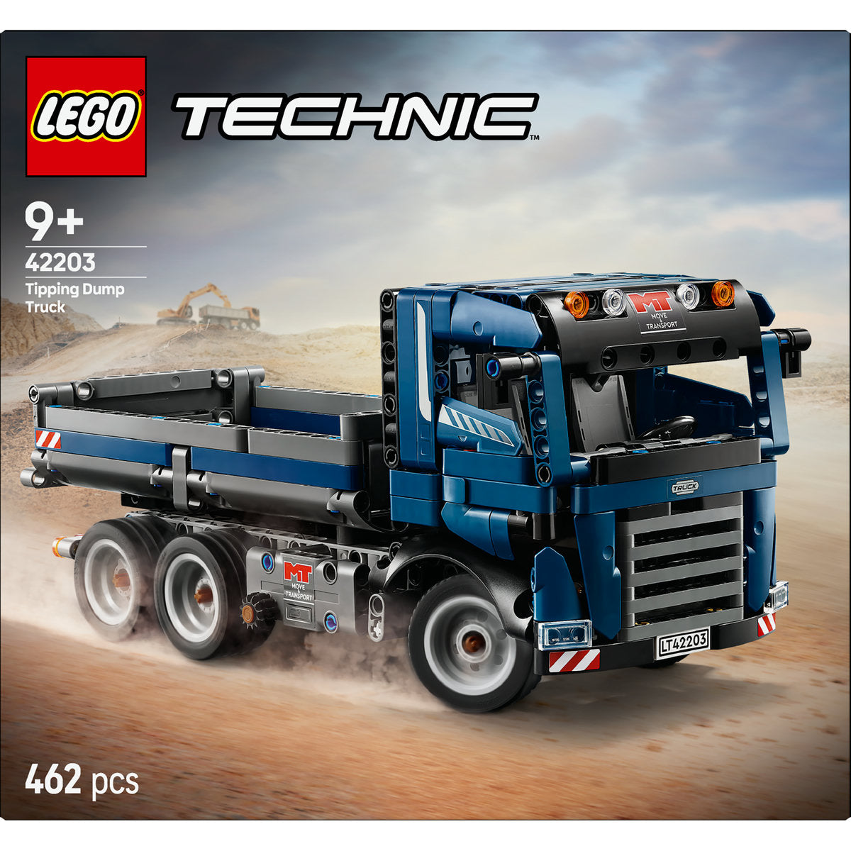 LEGO Technic Tipping Dump Truck Toy Vehicle 42203