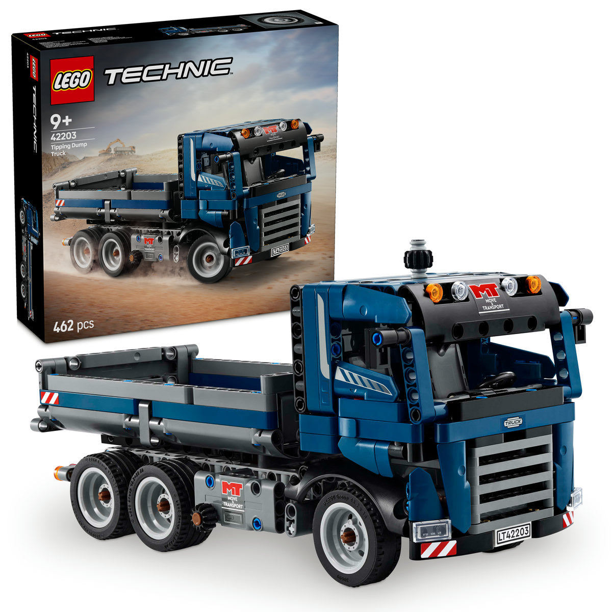 LEGO Technic Tipping Dump Truck Toy Vehicle 42203