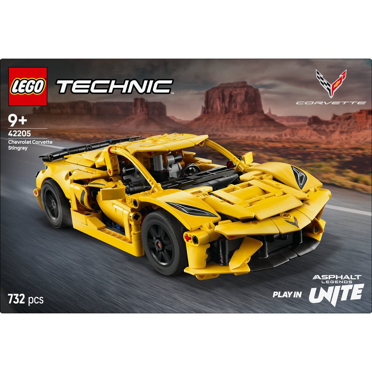 LEGO Technic Chevrolet Corvette Stingray Set 42205