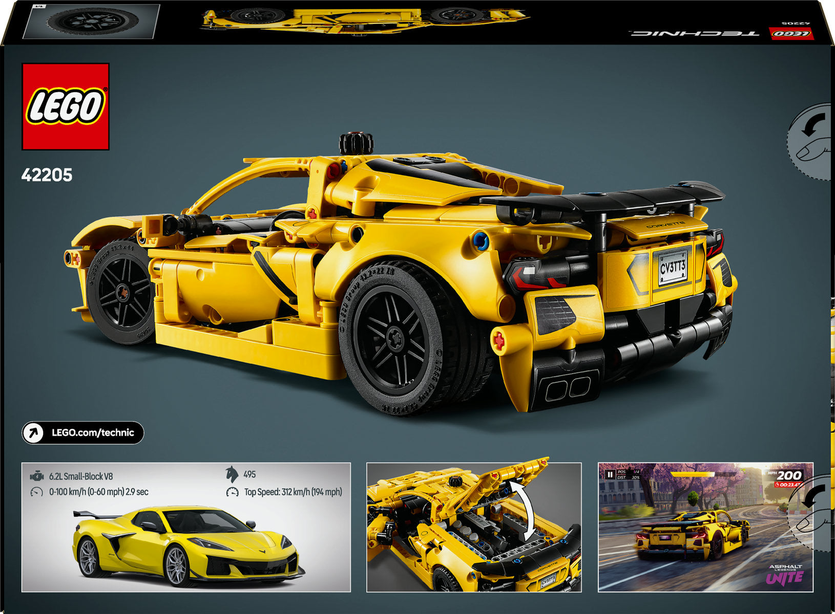 LEGO Technic Chevrolet Corvette Stingray Set 42205