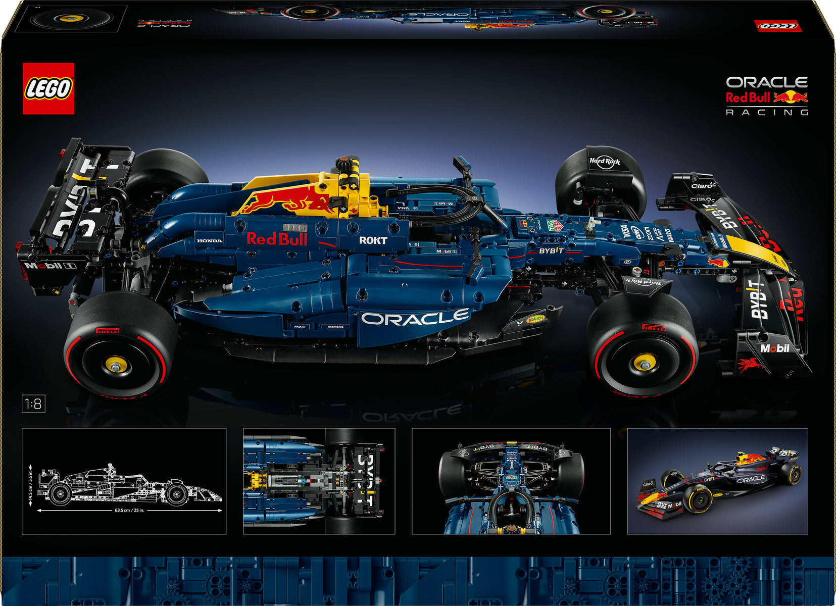 LEGO Technic Oracle Red Bull Racing RB20 F1 Car Model Kit for Adults 42206