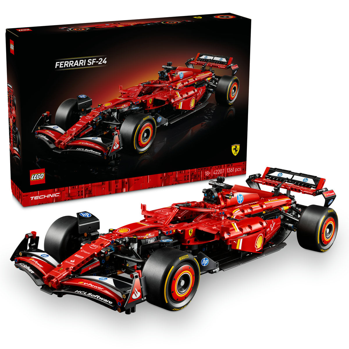 LEGO Technic Ferrari SF-24 F1 Car Model Kit 42207
