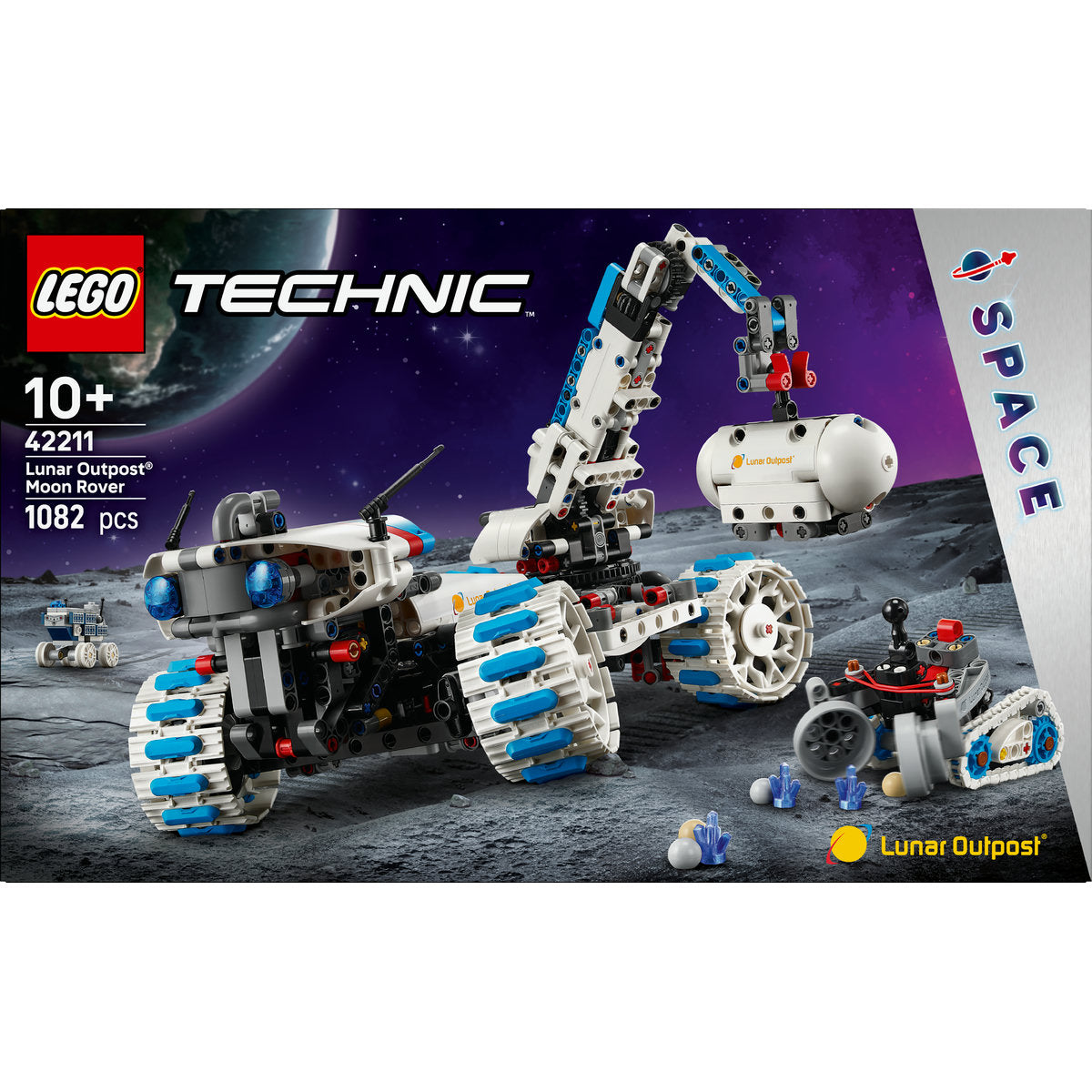 LEGO Technic Lunar Outpost Moon Rover Space Vehicle 42211