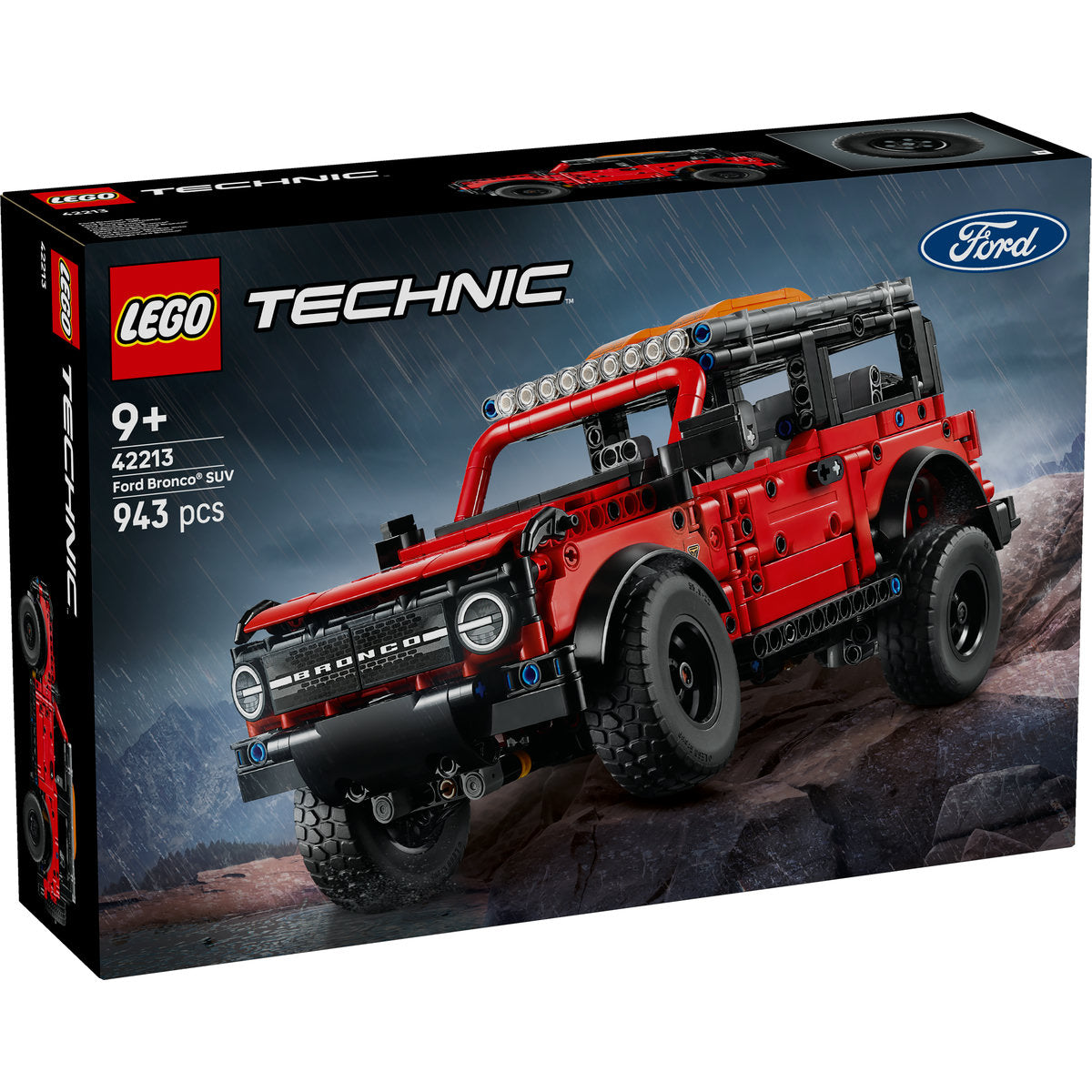 LEGO Technic Ford Bronco SUV Off Road Car Toy 42213