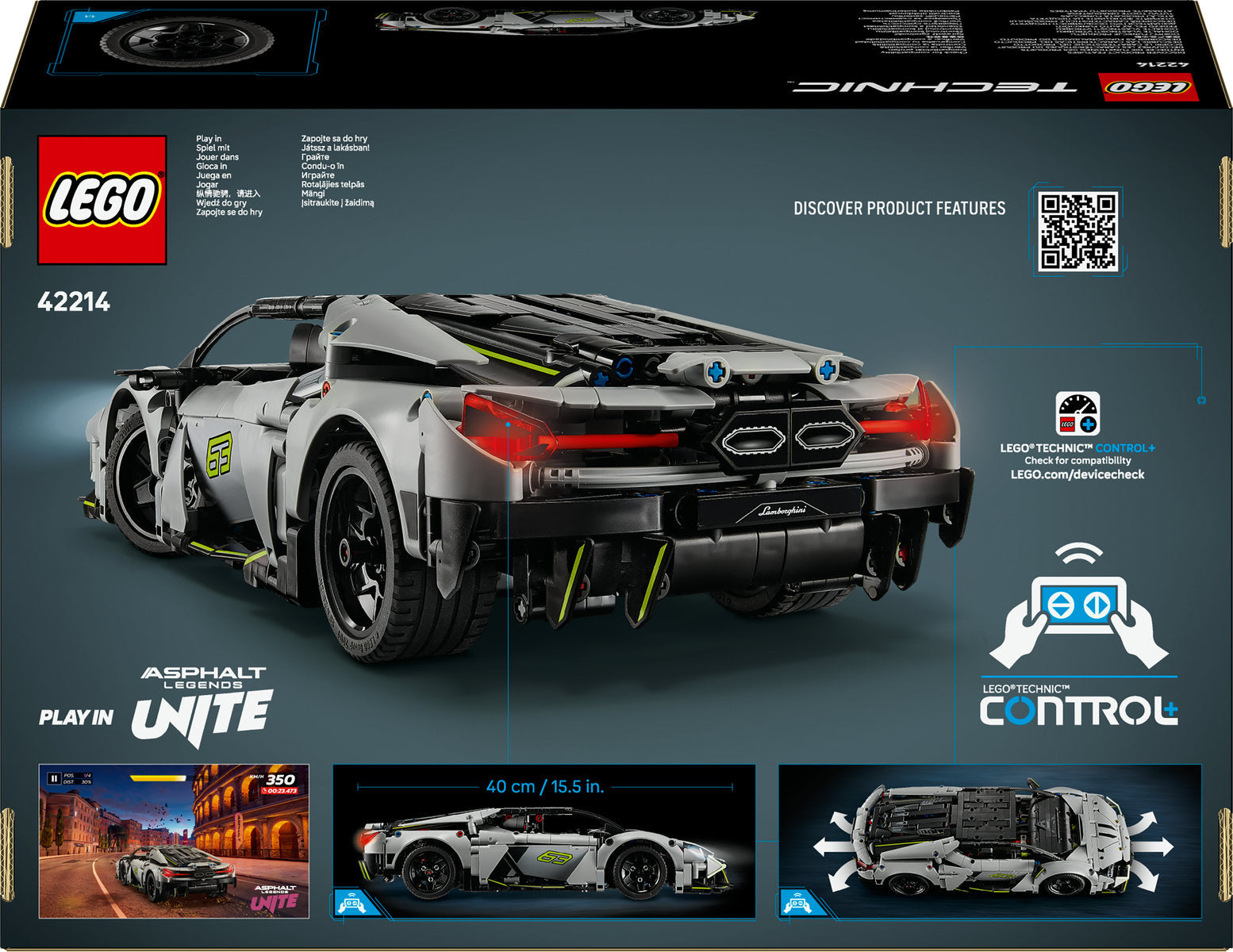 LEGO Technic Lamborghini Revuelto Super Sports Car 42214