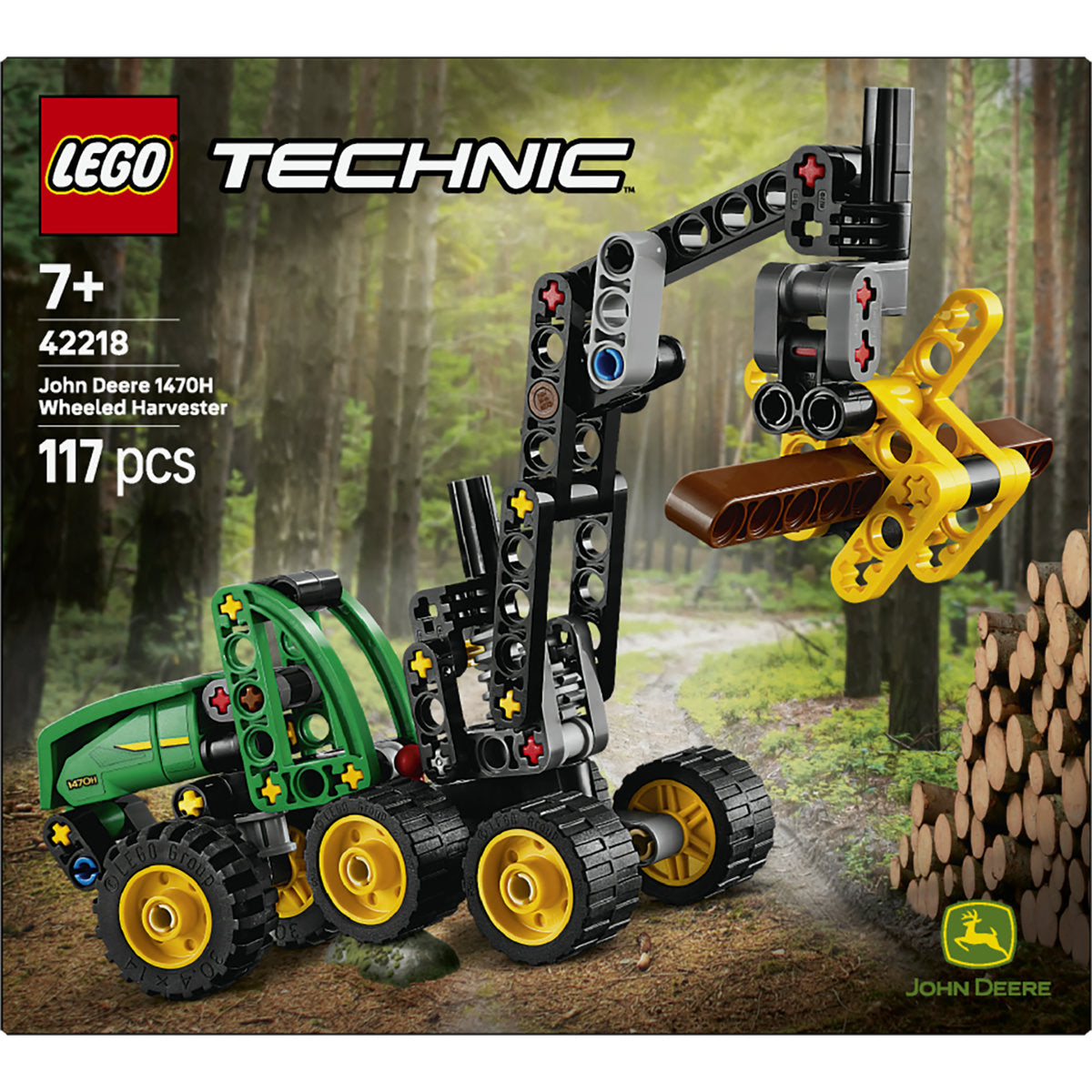 LEGO Technic John Deere 1470H Wheeled Harvester 42218