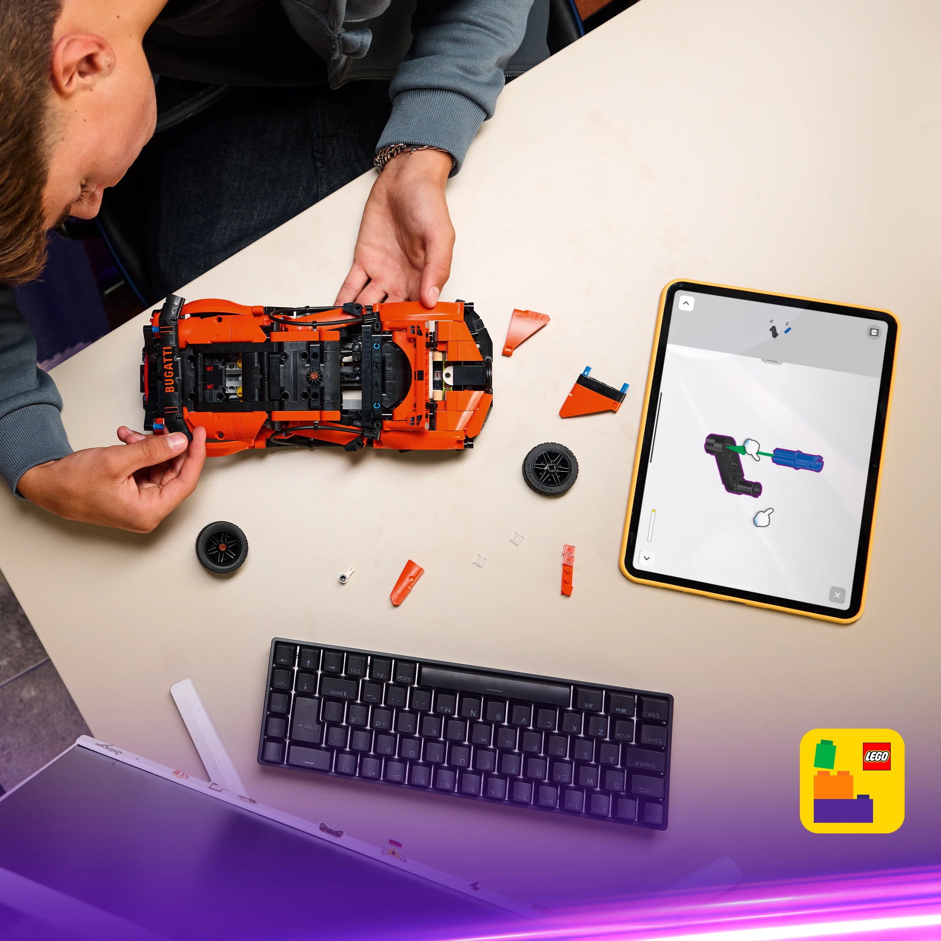 LEGO Technic Bugatti Chiron Pur Sport Hypercar 42222