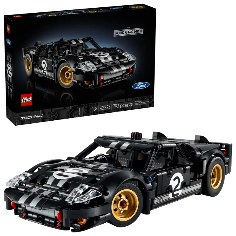 LEGO Technic 1966 Ford GT40 MKII Race Car Set 42223