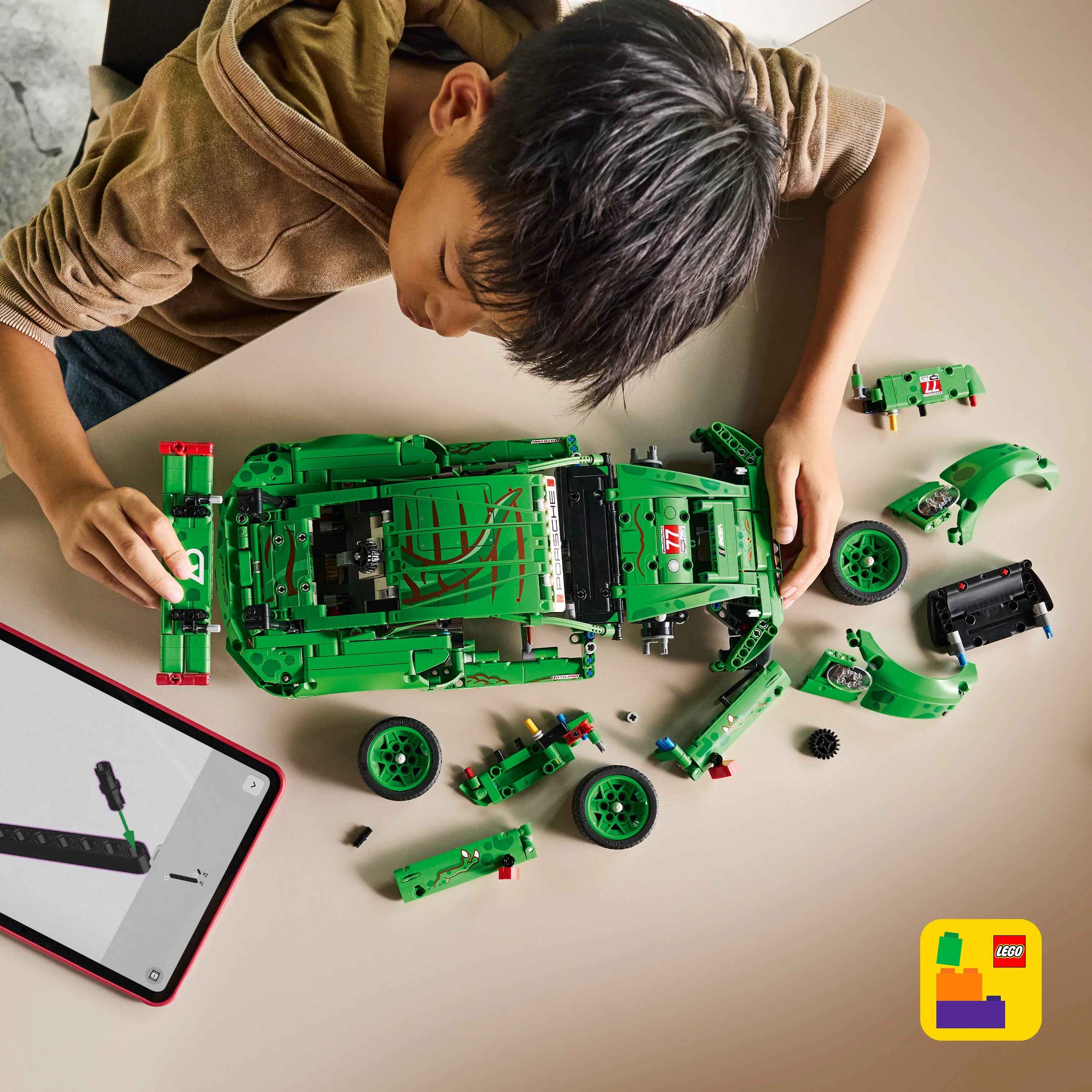 LEGO Technic Porsche 911 GT3 R REXY AO Racing Car 42224