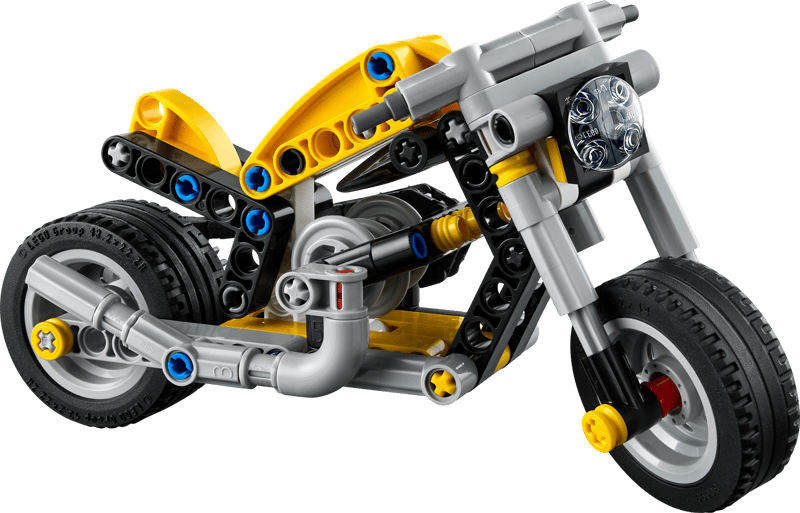 LEGO Technic Yellow Motorbike Toy Model Kit 42225