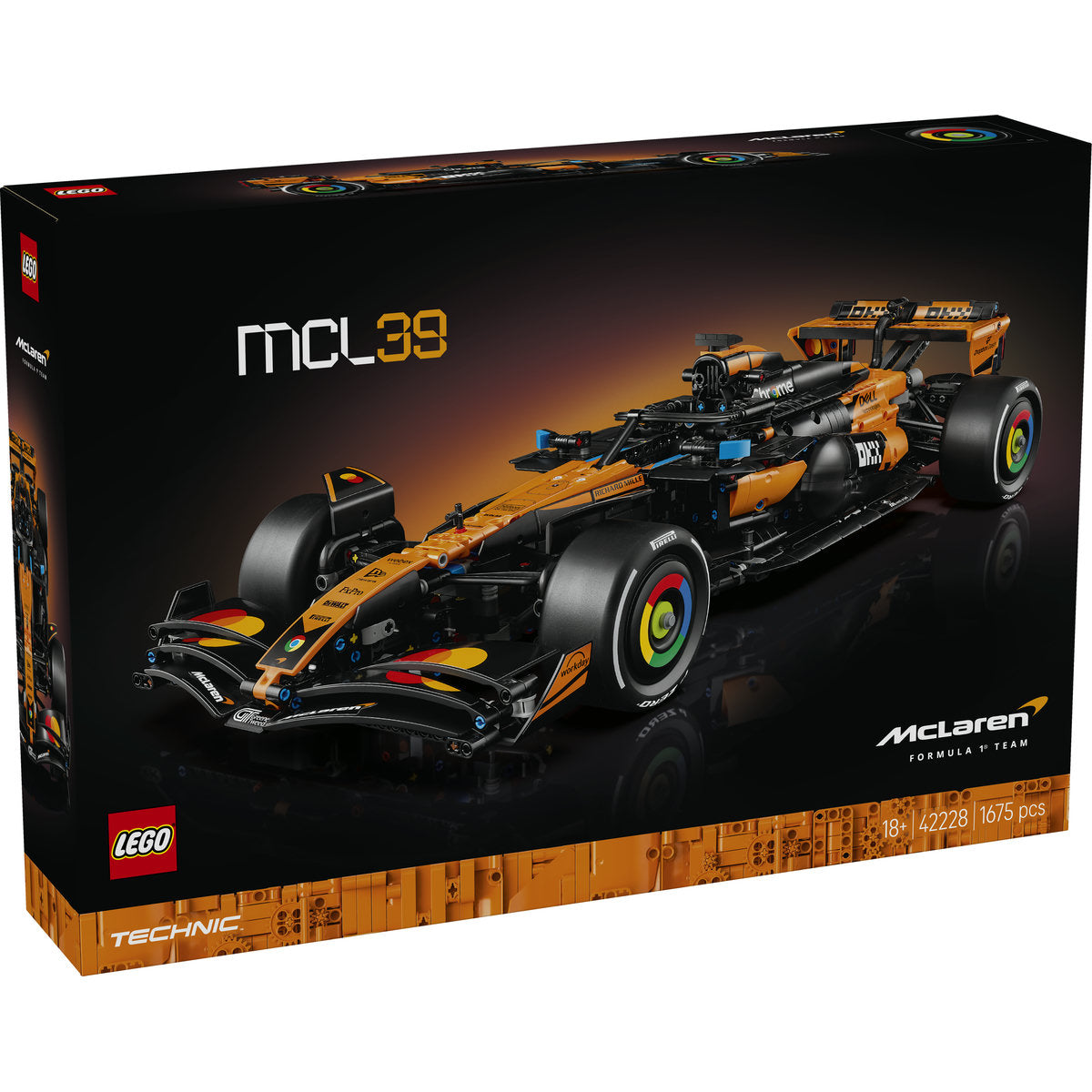 LEGO Technic McLaren MCL39 F1 Car Model Kit 42228