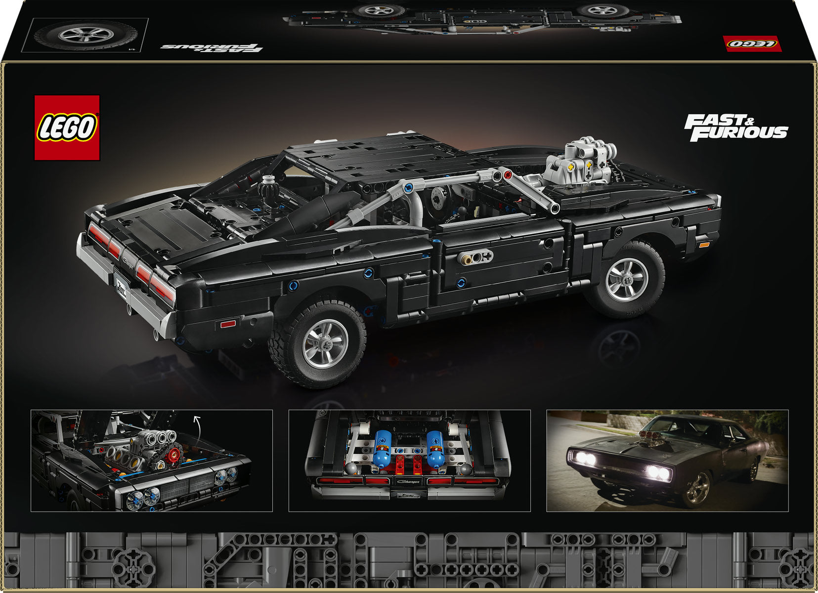 LEGO Technic Fast and Furious Dodge Charger Car Building Set 42231