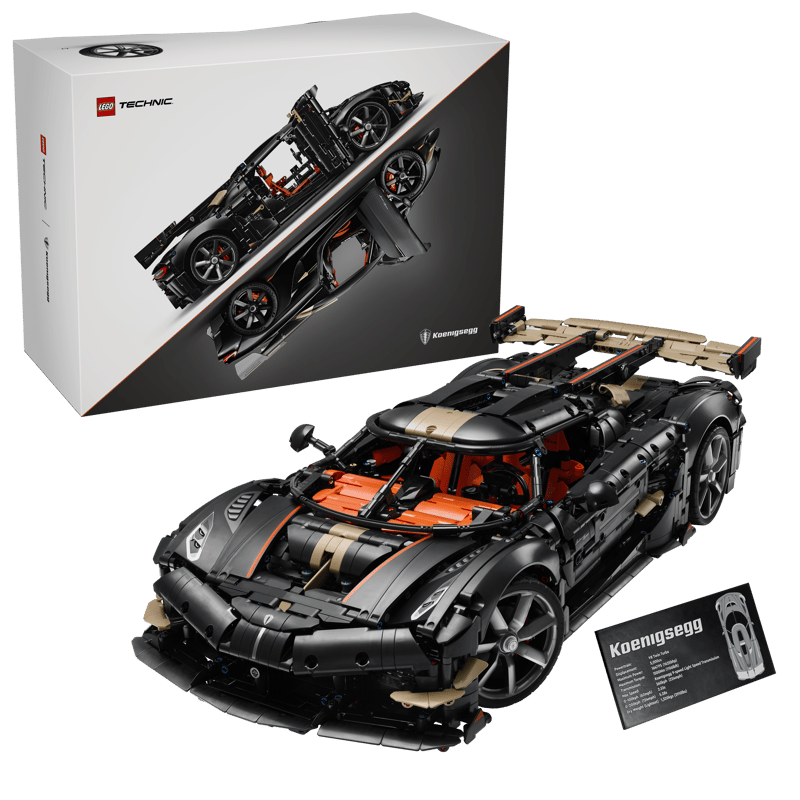 LEGO Technic Koenigsegg Sadair's Spear Megacar Building Set 42232