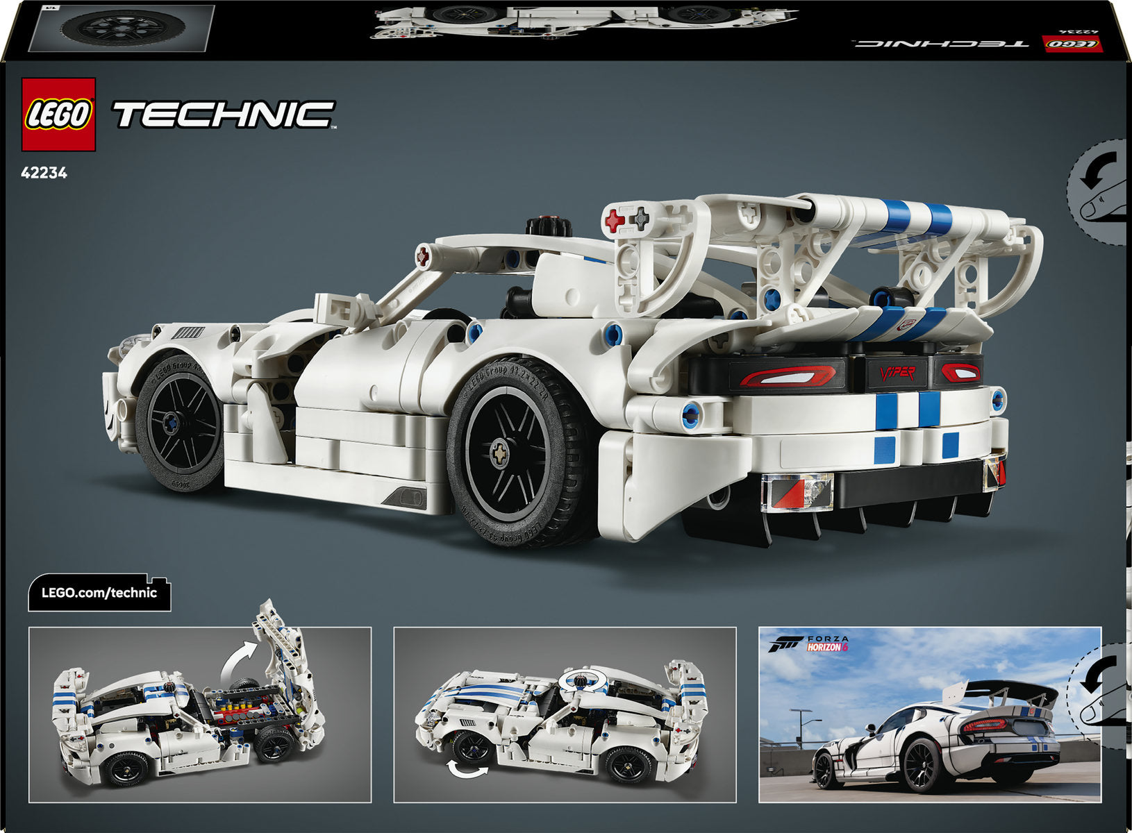LEGO Technic Dodge Viper GTS-R Building Set 42234