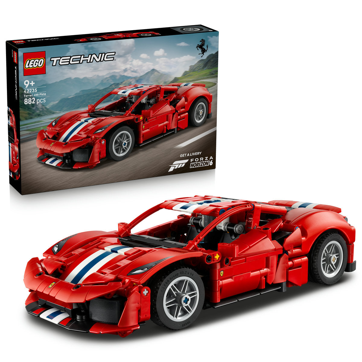 LEGO Technic Ferrari 488 Pista Building Set 42235