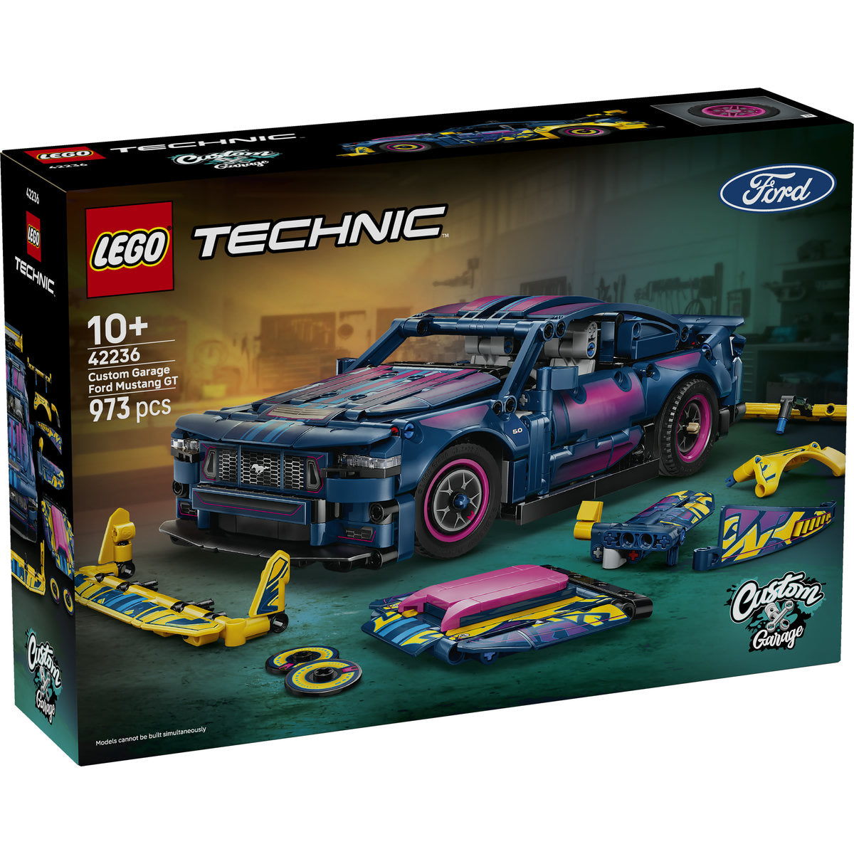 LEGO Technic Ford Mustang GT Custom Garage Building Set 42236