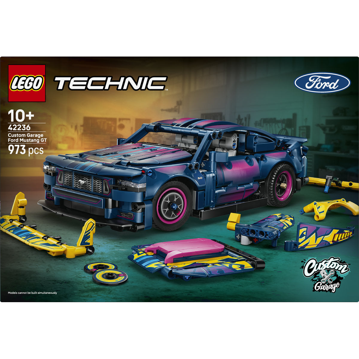 LEGO Technic Ford Mustang GT Custom Garage Building Set 42236