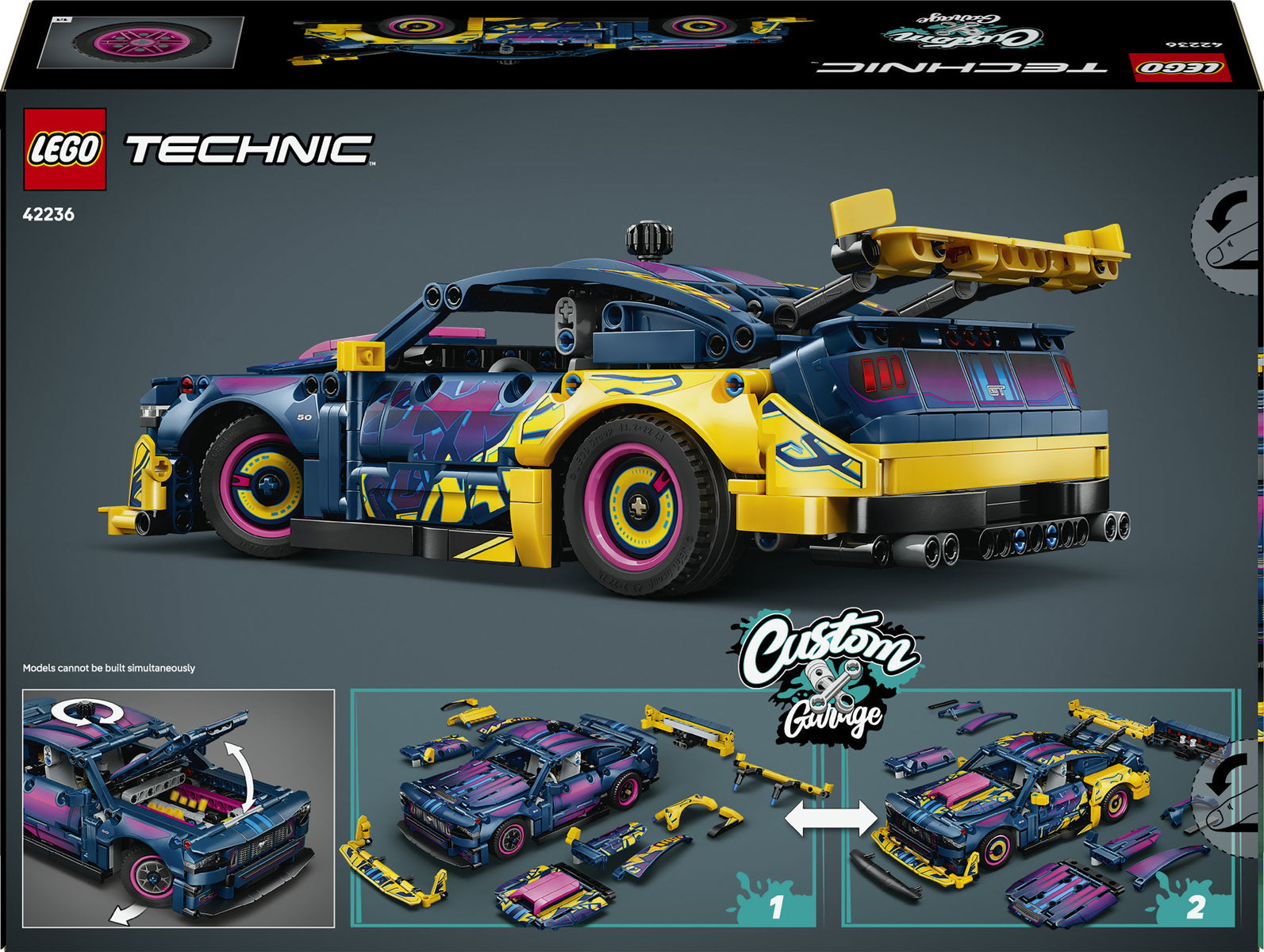 LEGO Technic Ford Mustang GT Custom Garage Building Set 42236