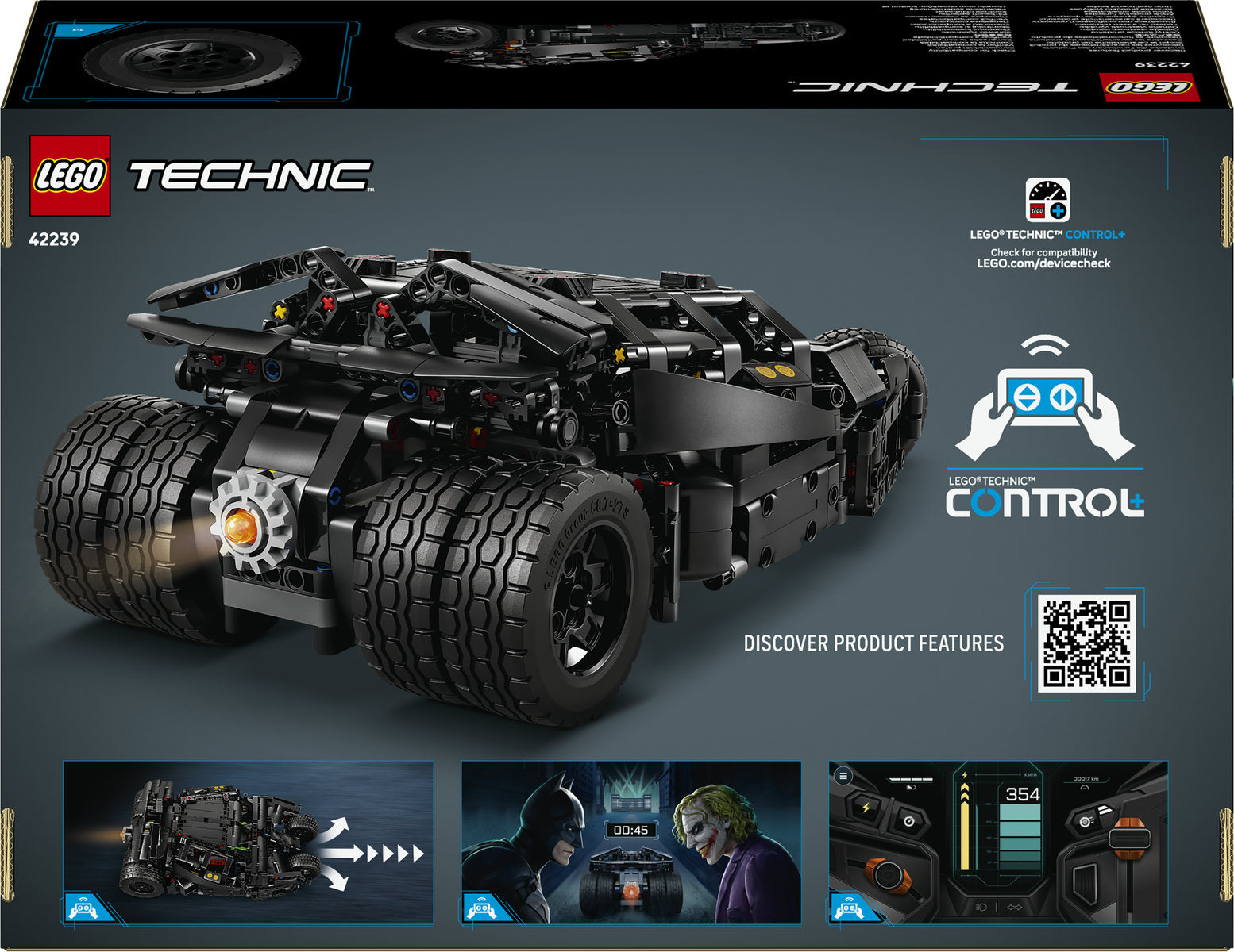 LEGO Technic Batmobile Tumbler Building Set 42239