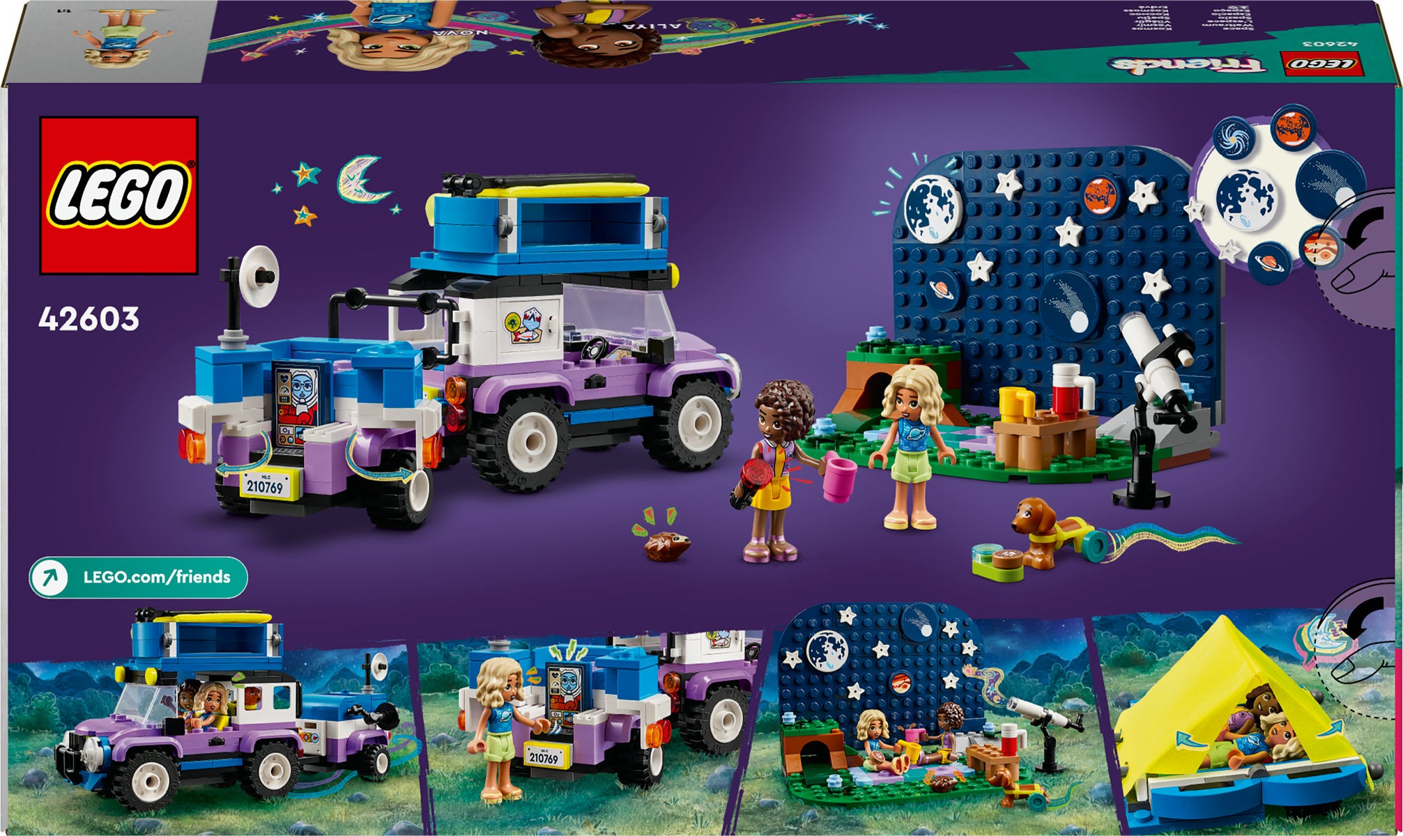LEGO Friends Stargazing Camping Vehicle Toy 42603