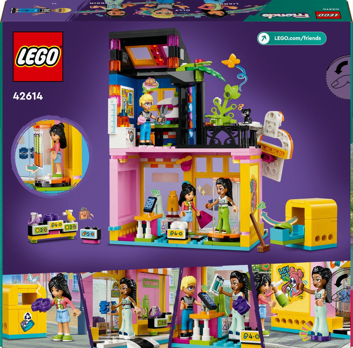 LEGO Friends Vintage Fashion Store Toy Shop 42614