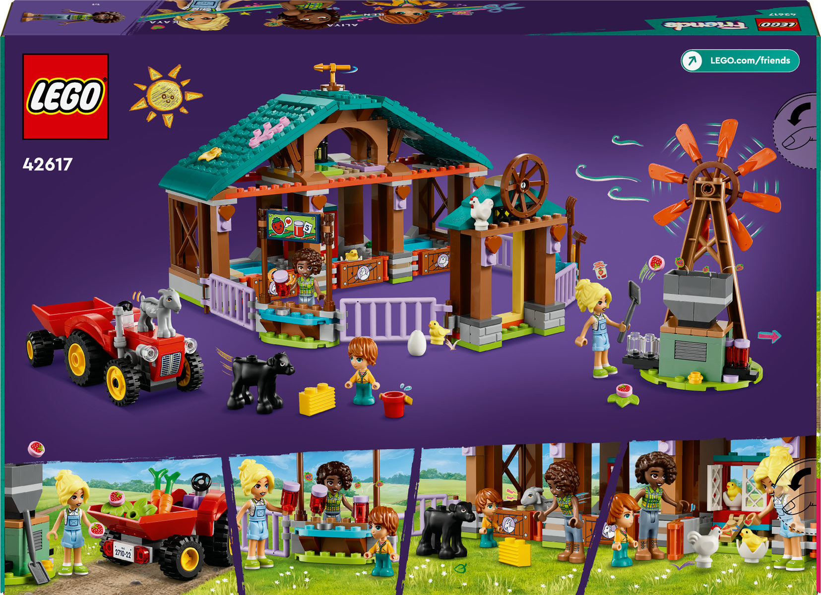 LEGO Friends Farm Animal Sanctuary Toy Set 42617