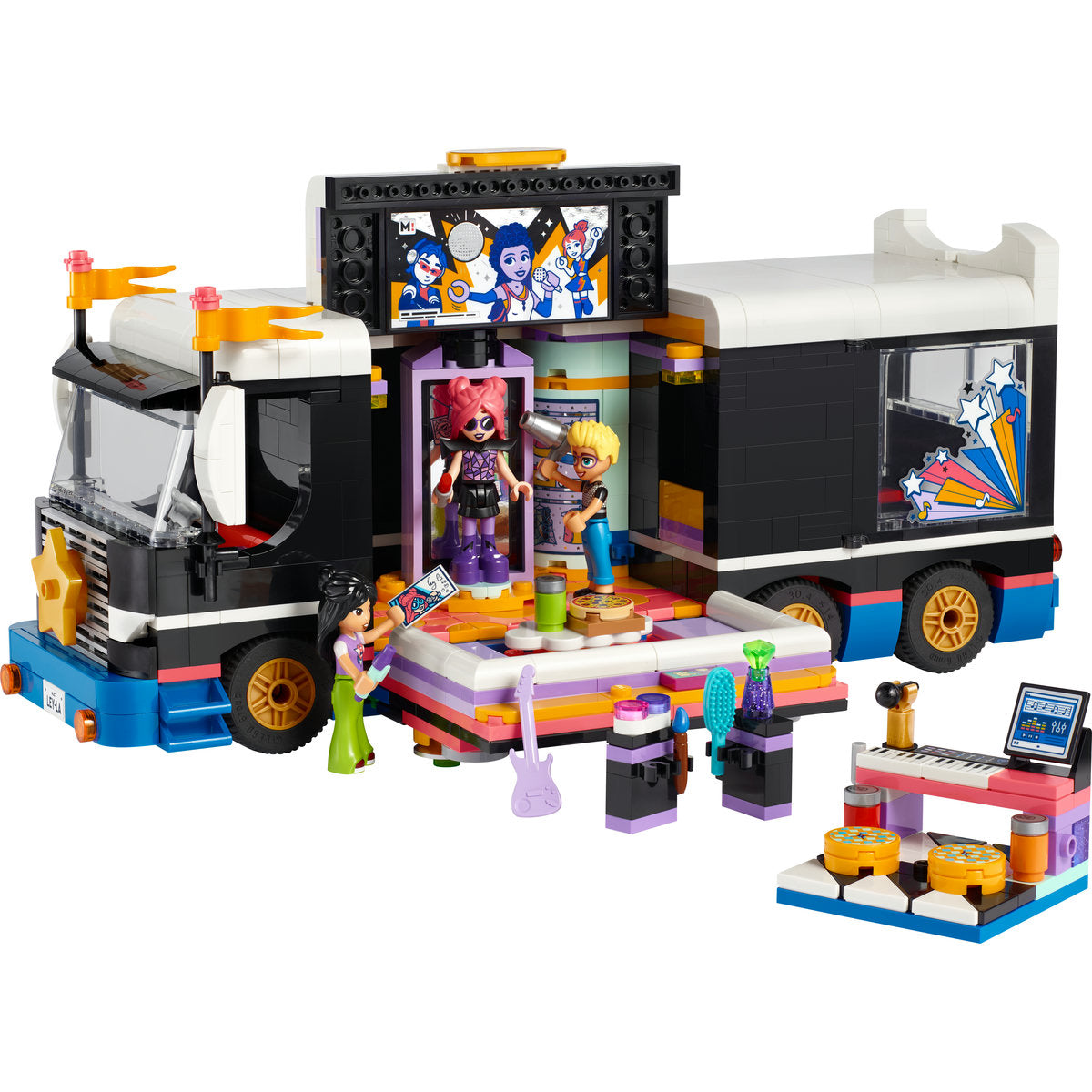 LEGO Friends Pop Star Music Tour Bus Toy Set 42619
