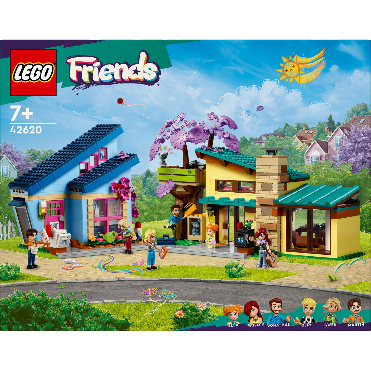 LEGO Friends Olly and Paisley's Family Houses 42620