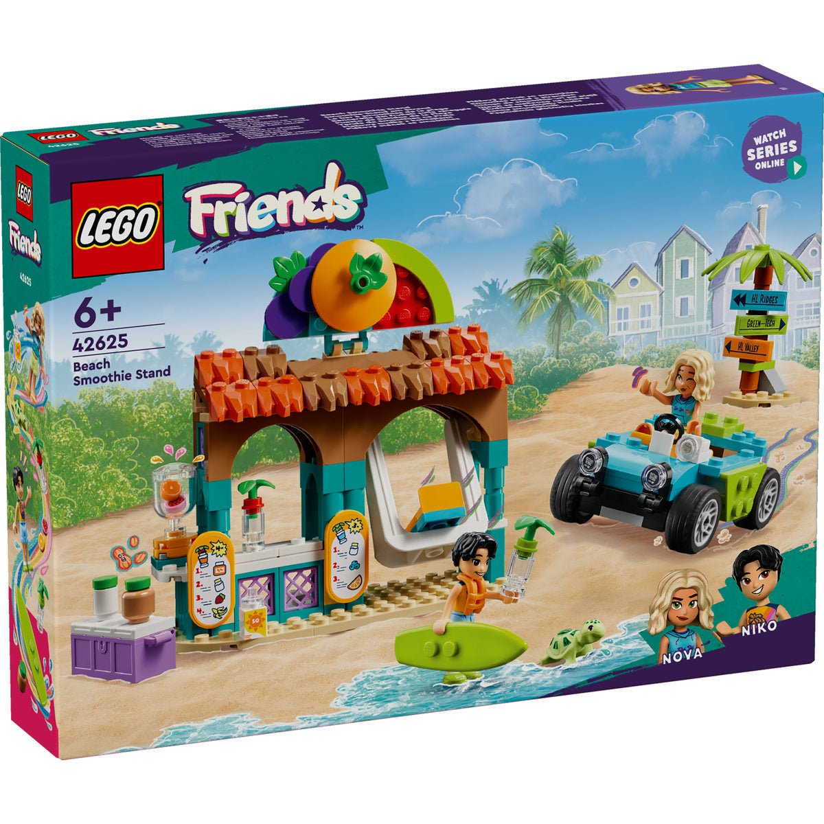 LEGO Friends Beach Smoothie Stand Food Toy Set 42625