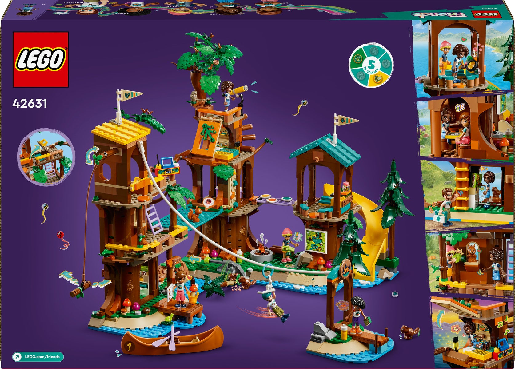 LEGO Friends Adventure Camp Tree House Toy set 42631