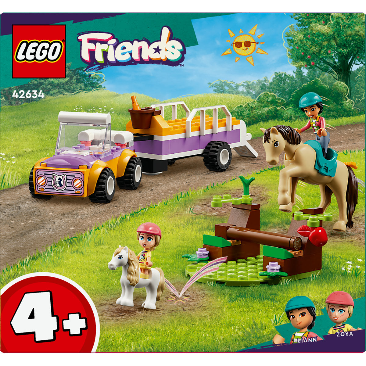 LEGO Friends Horse and Pony Trailer Toy 4+ Set 42634