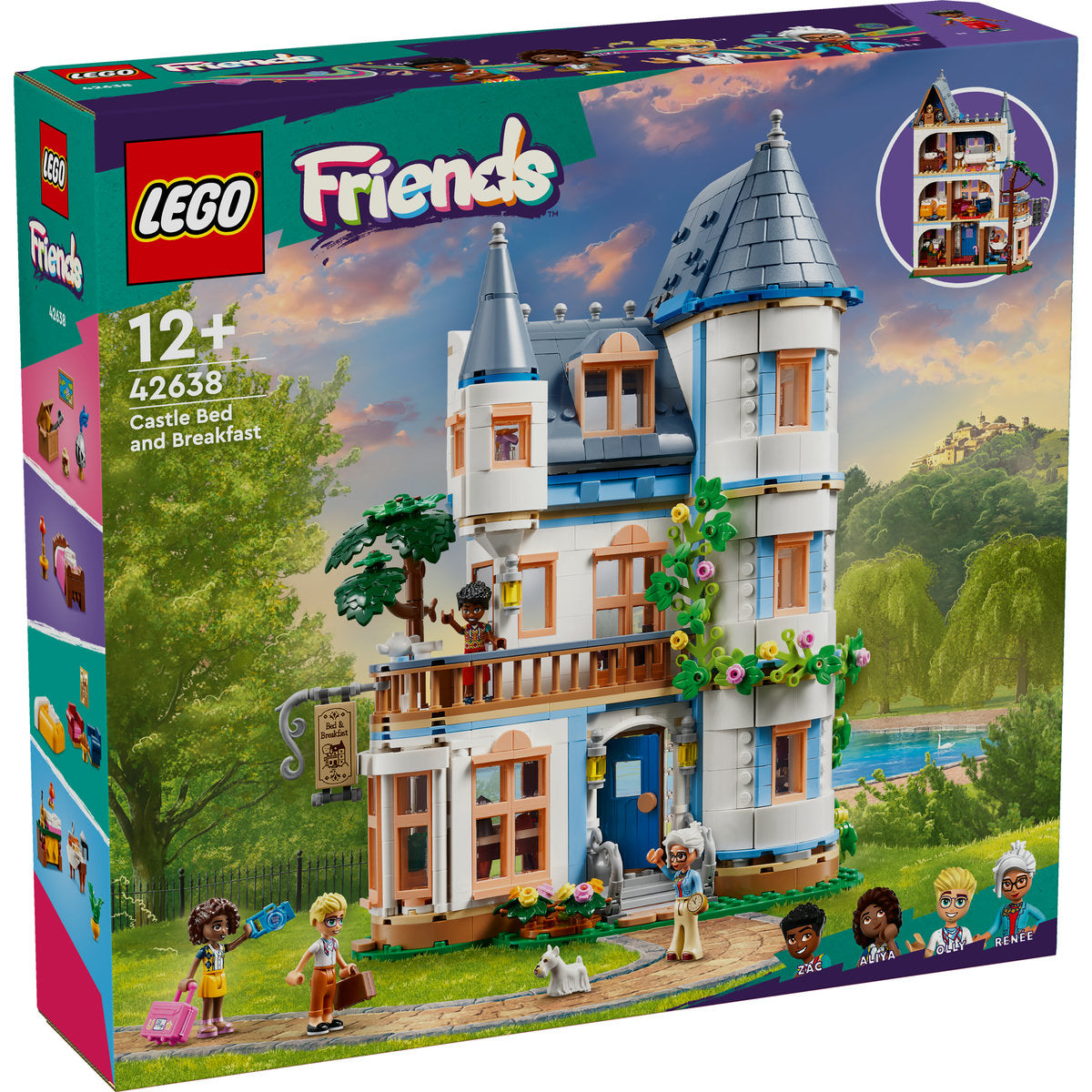 LEGO Friends Castle Bed and Breakfast Toy Set 42638