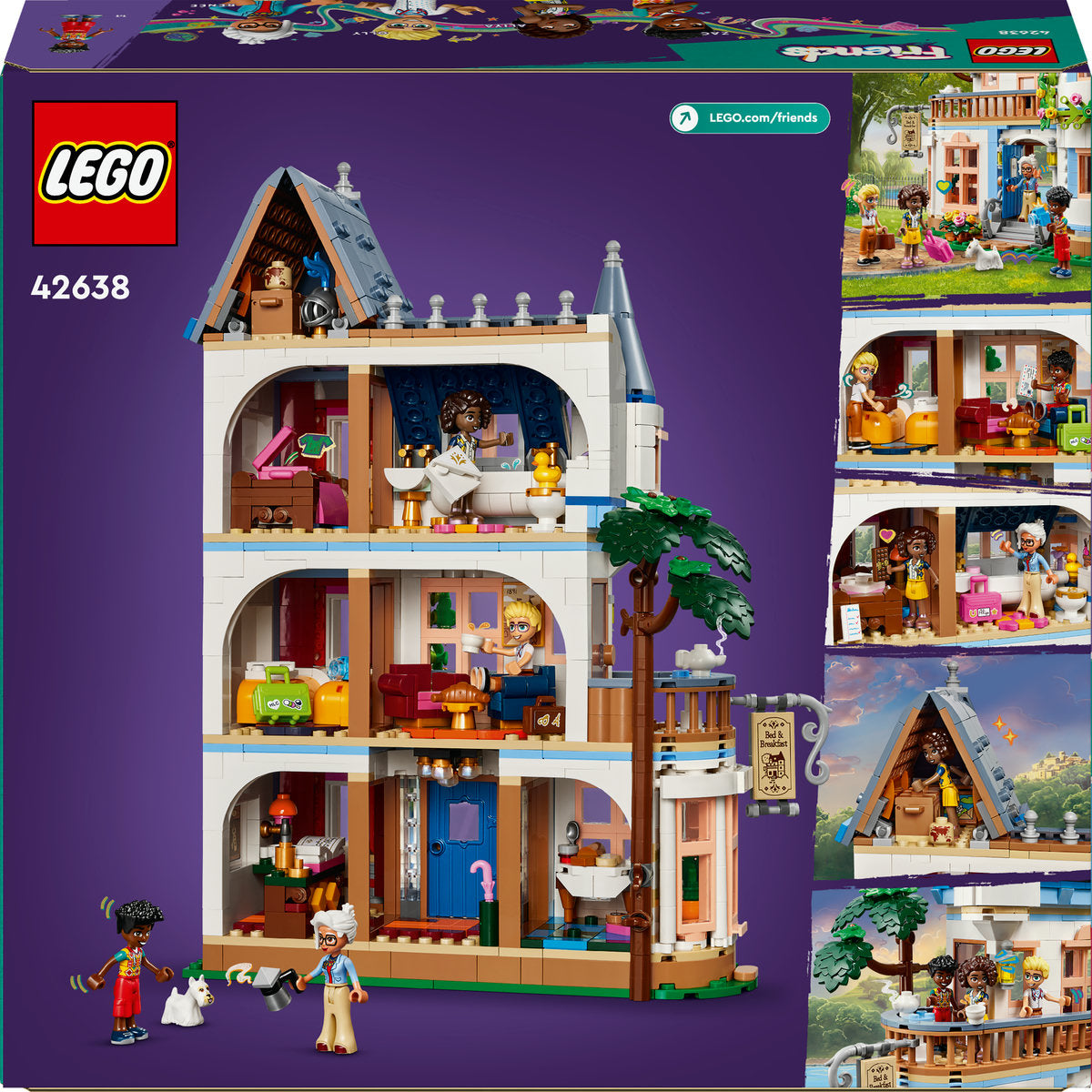 LEGO Friends Castle Bed and Breakfast Toy Set 42638
