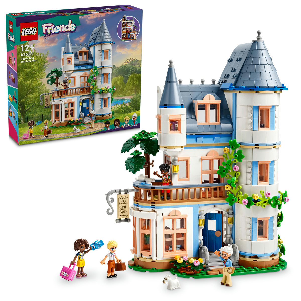 LEGO Friends Castle Bed and Breakfast Toy Set 42638