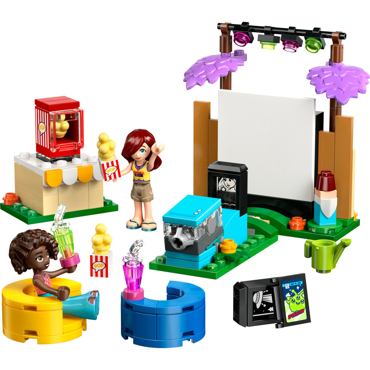 LEGO Friends Friendship Movie Night Pretend-Play Toy Building Kit 42642
