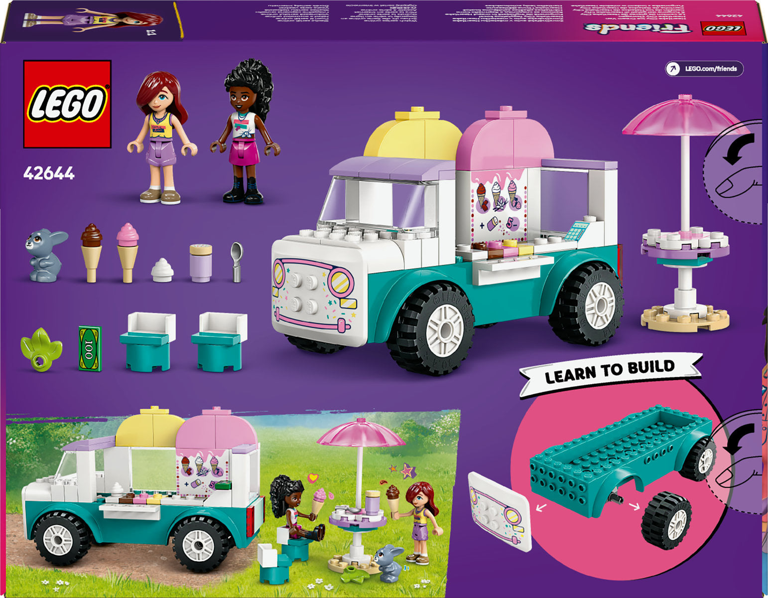 LEGO Friends Heartlake City Ice Cream Van 42644
