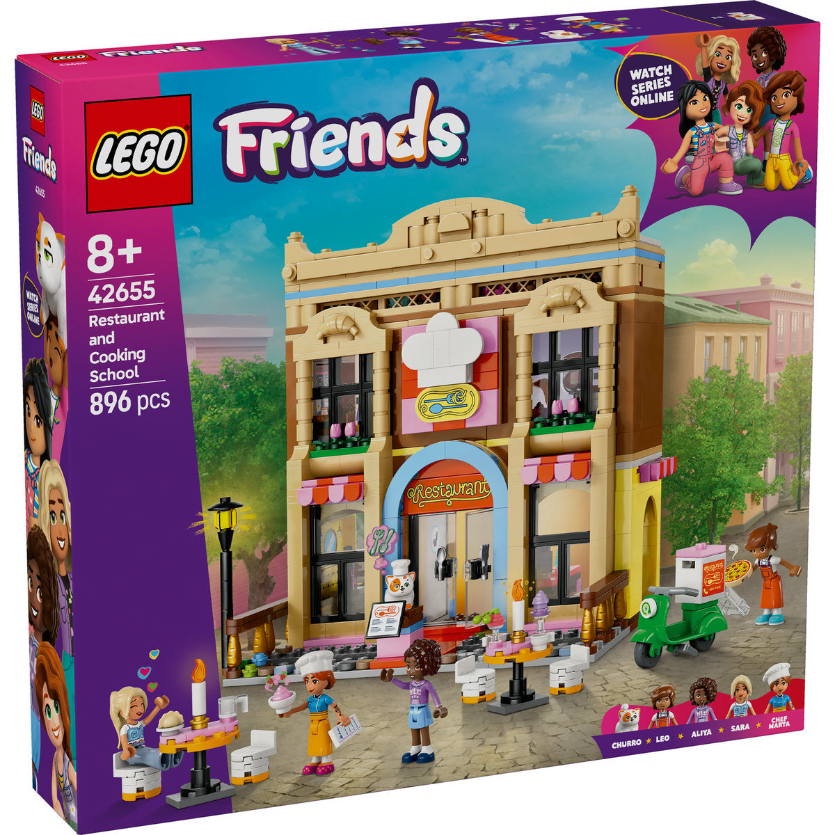LEGO Friends Restaurant and Cooking School 42655