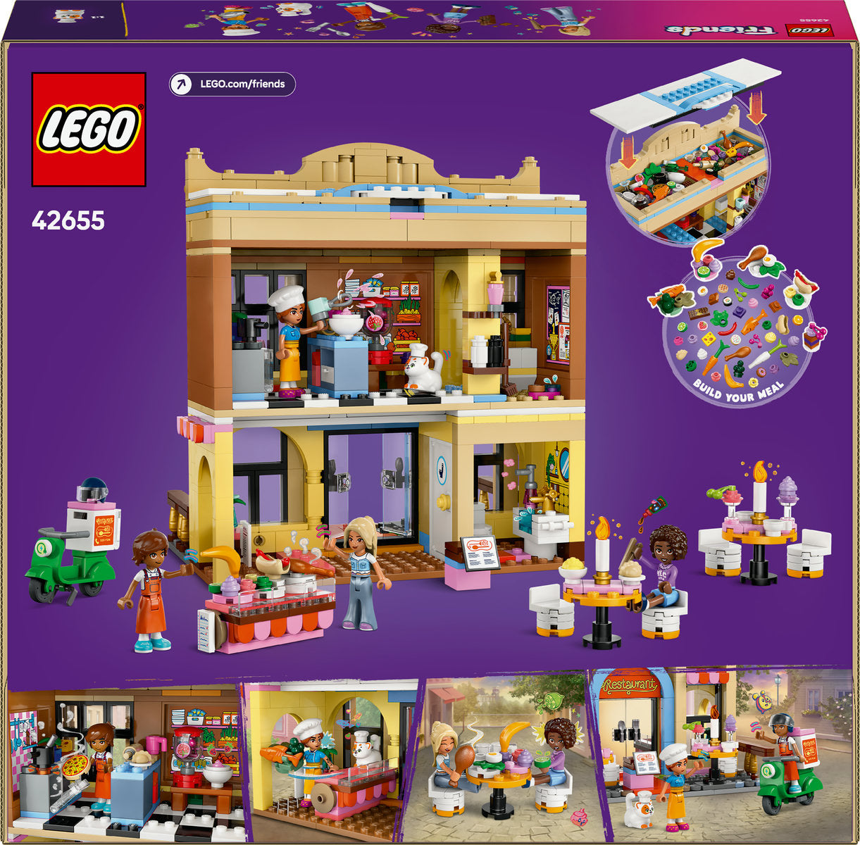 LEGO Friends Restaurant and Cooking School 42655